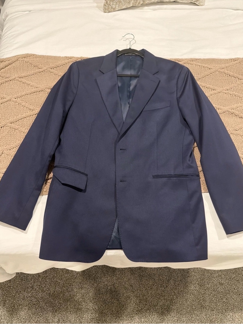 Banana Republic Navy Single-Breasted Sport Coat